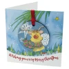Emma Ball Rudolph Melamine Bauble Card