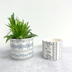Alex Allday Safflower Ceramic Planter Pot/Tea Light Holder