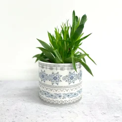 Alex Allday Safflower Ceramic Planter Pot/Tea Light Holder