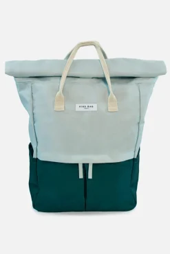 Kind Bag London Sage & Forest Green Hackney Large Backpack