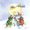 Moongazer Cards Santa Claus Greeting Card
