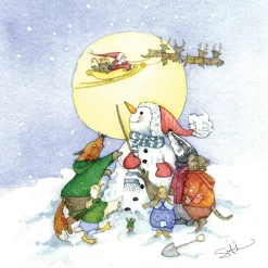 Moongazer Cards Santa Claus Greeting Card
