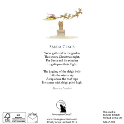 Moongazer Cards Santa Claus Greeting Card