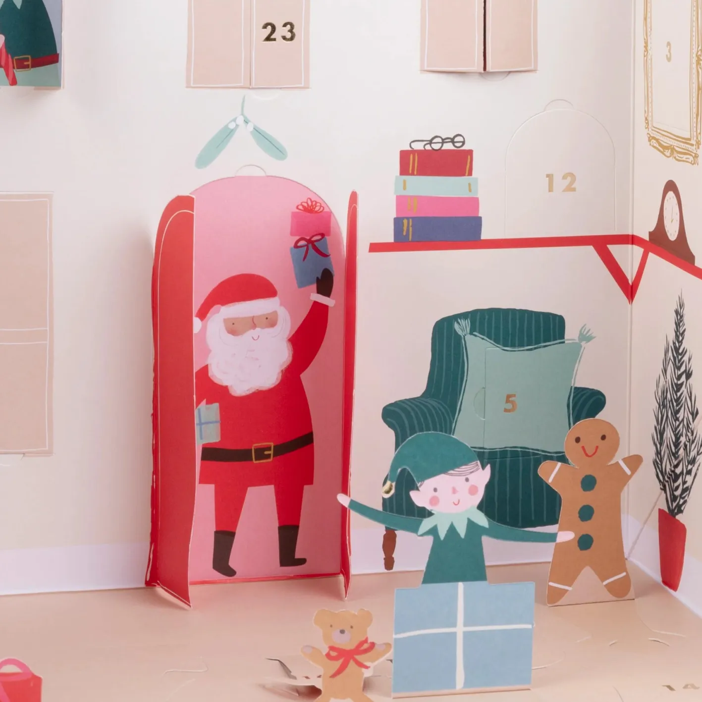 Meri Meri Santa's House Pop Up Advent Calendar