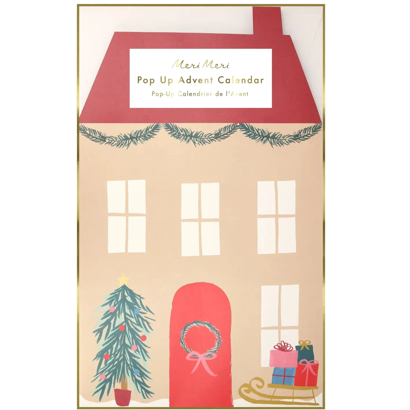 Meri Meri Santa's House Pop Up Advent Calendar