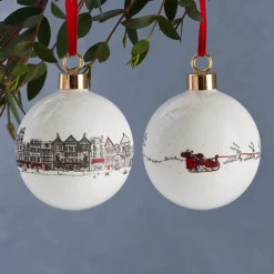 Victoria Eggs Santa's Sleigh Christmas Bauble