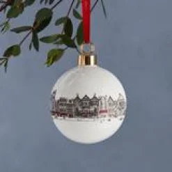 Victoria Eggs Santa's Sleigh Christmas Bauble