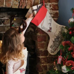 Victoria Eggs Santa's Sleigh Christmas Stocking