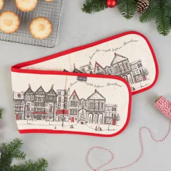 Victoria Eggs Santa's Sleigh Double Oven Glove
