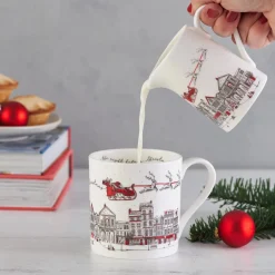 Victoria Eggs Santa's Sleigh Half Pint Jug