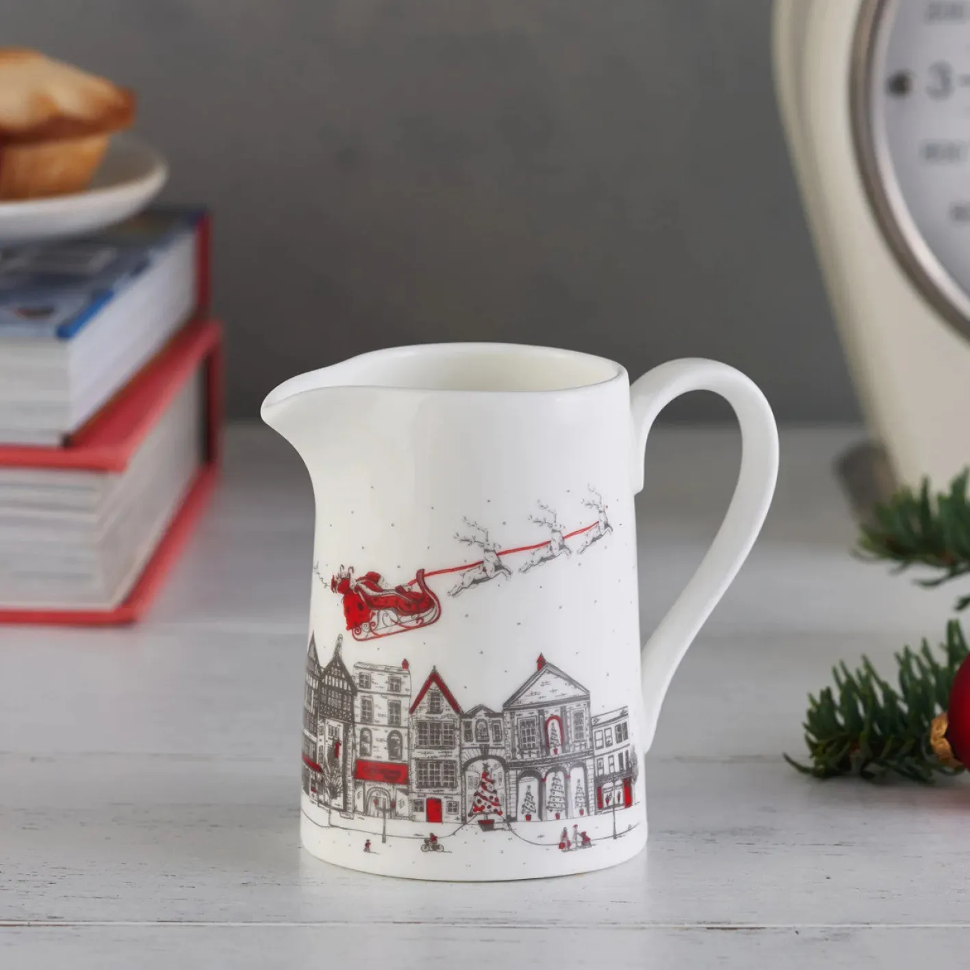 Victoria Eggs Santa's Sleigh Quarter Pint Jug