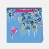 Penny Kennedy Sara Miller Blue Hummingbird Medium Gift Bag