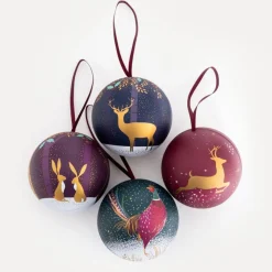 Sara Miller London Sara Miller Christmas Tin Baubles