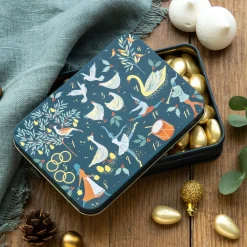 Sara Miller London Sara Miller 12 Days of Christmas Small Rectangular Tin