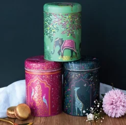 Sara Miller London Sara Miller Elephant Oasis Set of 3 Round Caddies
