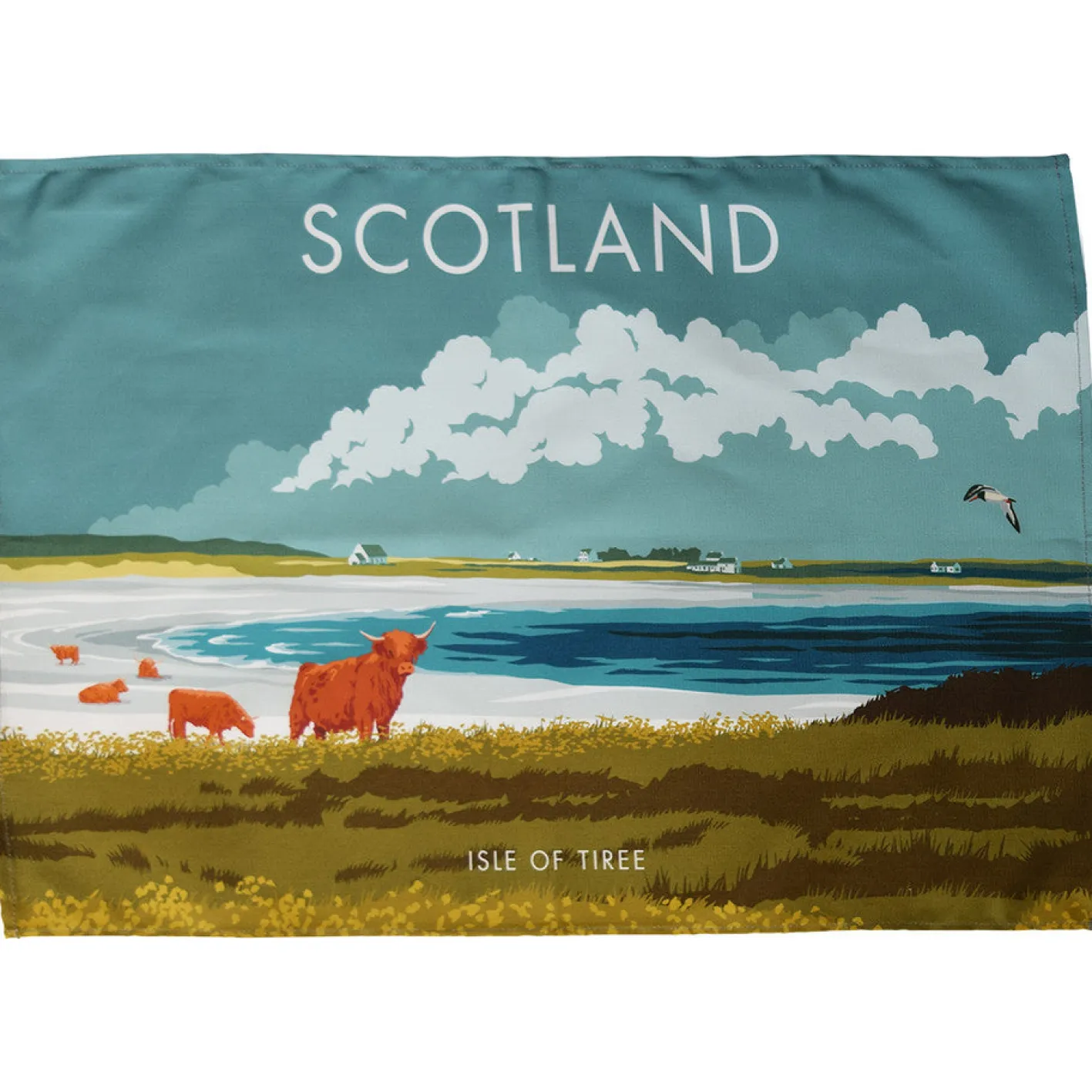 Town Towels Scotland - Isle of Tiree Tea Towel