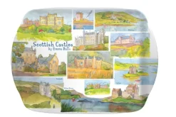 Emma Ball Scottish Castles & Houses Melamine Scatter Tray