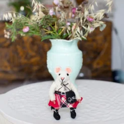 Sew Heart Felt Scottish Felt Mouse in Red Kilt