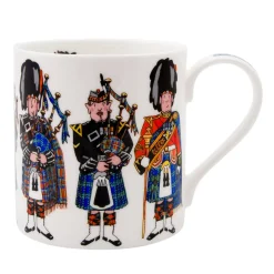 Alison Gardiner Scottish Pipers Mug Boxed