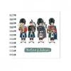 Alison Gardiner Scottish Pipers Wire Bound Mini Notebook