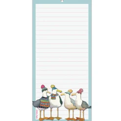 Emma Ball Seagulls In Beanies Lined Magnetic Pad