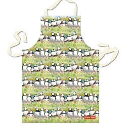 Emma Ball Sea Thrift Puffins Cotton Apron