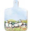 Emma Ball Sea Thrift Puffins Mini Chopping Board