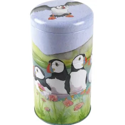 Emma Ball Sea Thrift Puffins Set of 3 Stacker Tins