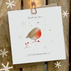 Ginger Betty Sending Love at Christmastime Card