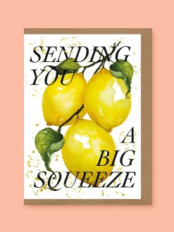 Studio Frewb. Sending You A Big Squeeze Greetings Card