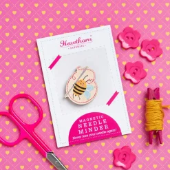 Hawthorn Handmade Sewing Bee Magnetic Needle Holder