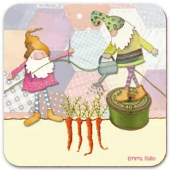 Emma Ball Sewing Gnomes Coaster