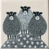 Moorland Pottery Sheep Coaster by