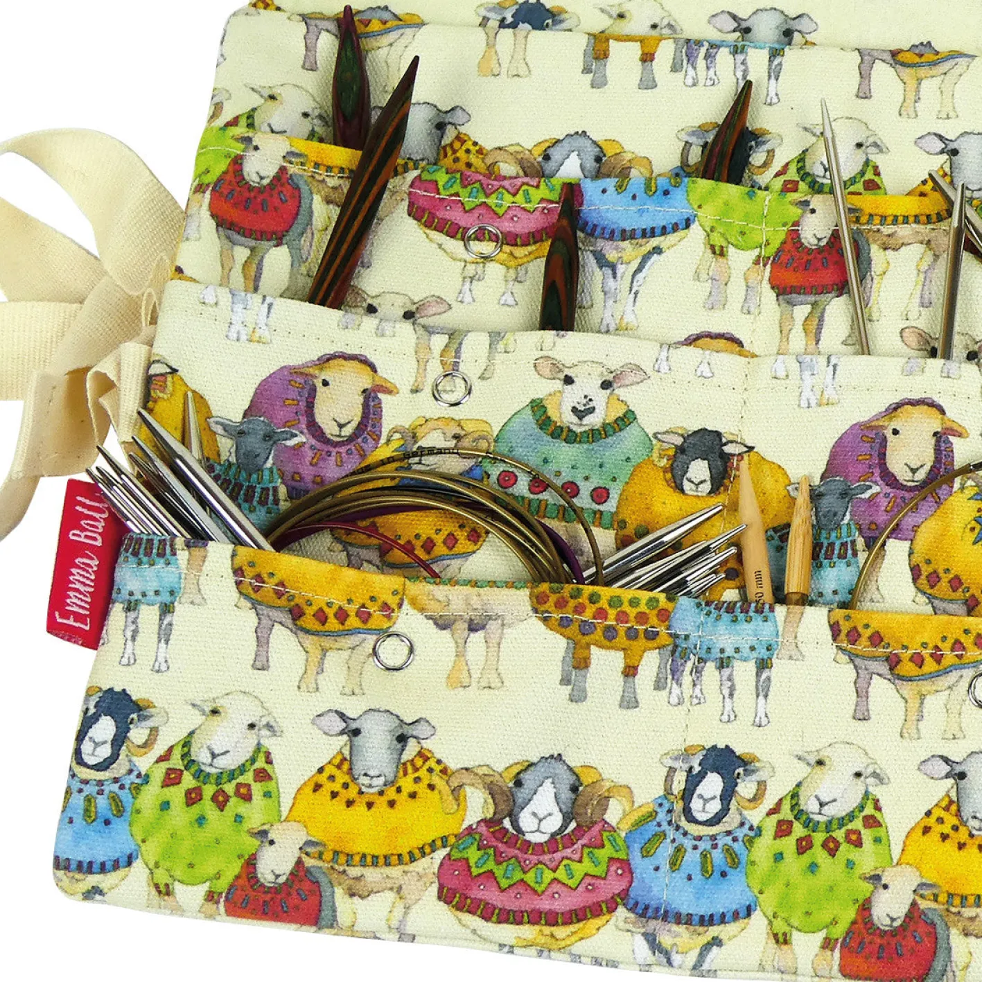 Emma Ball Sheep in Sweaters Circular Needle Holder