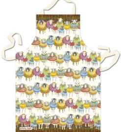 Emma Ball Sheep in Sweaters 2 Cotton Apron