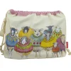 Emma Ball Sheep in Sweaters Drawstring Cotton Bag