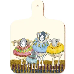 Emma Ball Sheep in Sweaters Mini Chopping Board