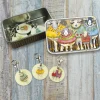 Emma Ball Sheep in Sweaters Set of 6 Stitch Crochet Markers in a Pocket Tin
