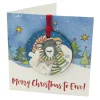 Emma Ball Sheep Melamine Bauble Card