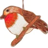 St. Nicolas Silk Thread Robin Decoration