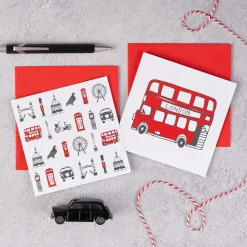 Victoria Eggs Simply London Pack of 8 Notecards