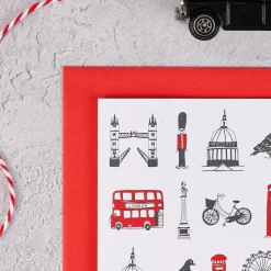 Victoria Eggs Simply London Pack of 8 Notecards