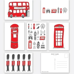 Victoria Eggs Simply London Pack of 6 Postcards