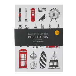 Victoria Eggs Simply London Pack of 6 Postcards