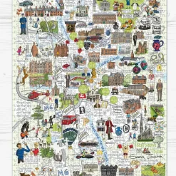GB Jigsaws Ltd Six Towns of the Potteries 1000 Piece Jigsaw Puzzle