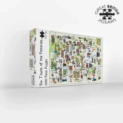 GB Jigsaws Ltd Six Towns of the Potteries 1000 Piece Jigsaw Puzzle