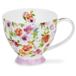 Dunoon Skye Fleurs Pink Cup