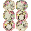 Talking Tables Small Alice in Wonderland Plates - 12 pack