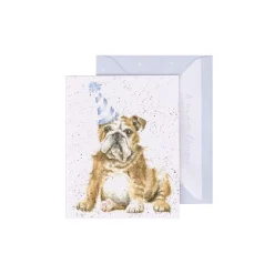 Wrendale Designs 'Smile' Bulldog Gift Enclosure Card
