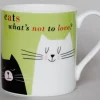 Repeat Repeat Smile Cat Cat Green Mug